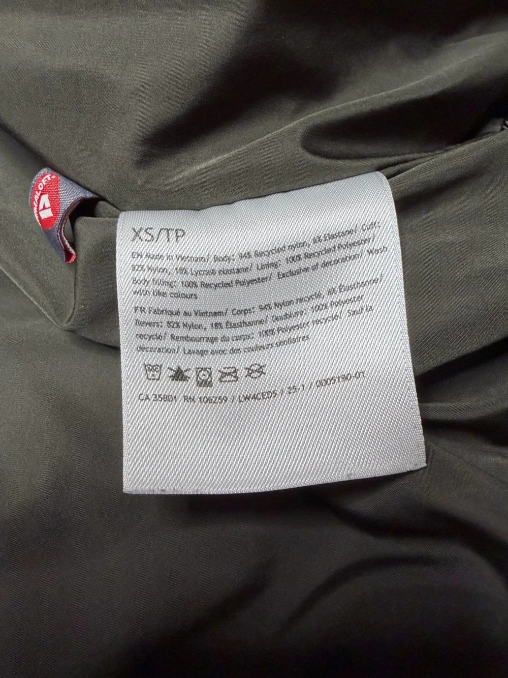 LULULEMON | Water Resistant Insulated Puffer Zip Up Jacket Olive Green | Size XS